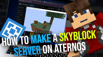 HOW TO MAKE A SKYBLOCK SERVER ON ATERNOS (2025) Skyblock Aternos tutorial