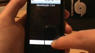 Using Metamorph To Install A Custom Theme - Motorola Droid