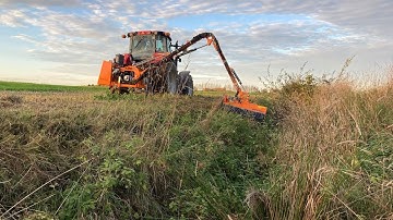 Vandaele Clipper 3-60 – compact and versatile boom mower for tractors