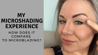 My NEW brows: Microshading vs. Microblading  Which is better for oily skin?