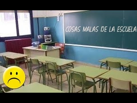 22 Cosas malas en la escuela.