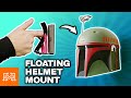 Floating Helmet Display Mounts | I Like To Make Stuff