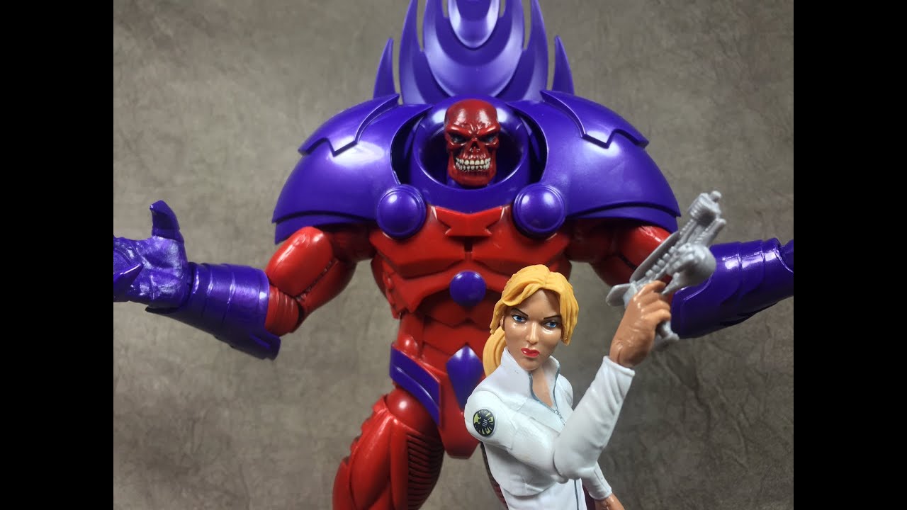 Marvel Legends Captain America Build A Figure Red Onslaught And Sharon ...