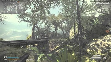 Cod Ghost Amazing Throwing Knife across the map