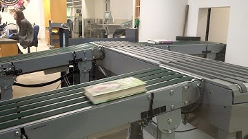 San Francisco Public Library Book Return Belt Conveyor System San Francisco California