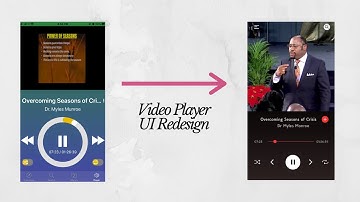 Video Player UI Design with Adobe XD (Speed Art)