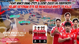 BTR RA PECAH TELUR WWCD 15 TOTAL KILLS ! DUET ZUXXY & GENFOS MERATAKAN SEM9 & FALCON | COGS4 FINAL