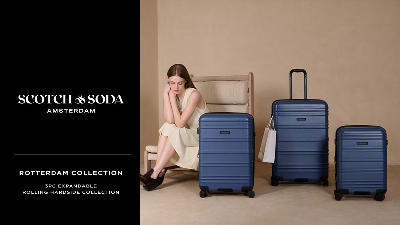 Scotch & Soda Rotterdam 3-Piece Hardside Luggage Set – Travelers