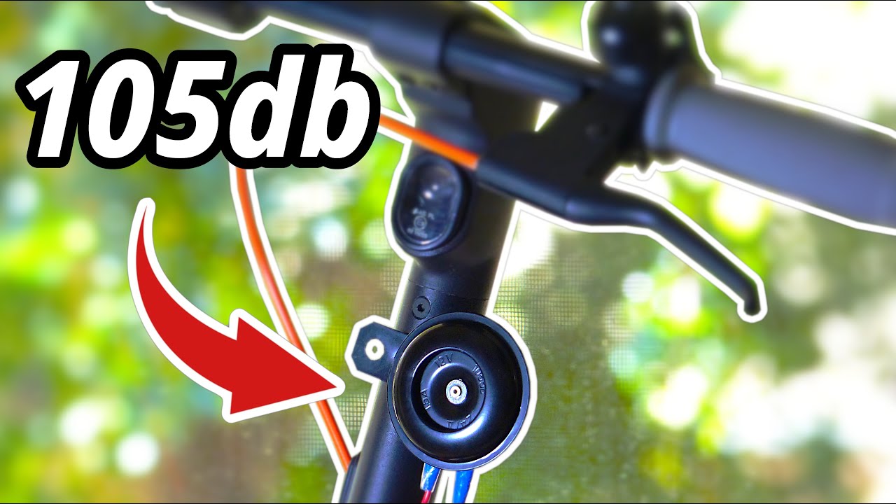 105db Car Horn on an Electric Scooter