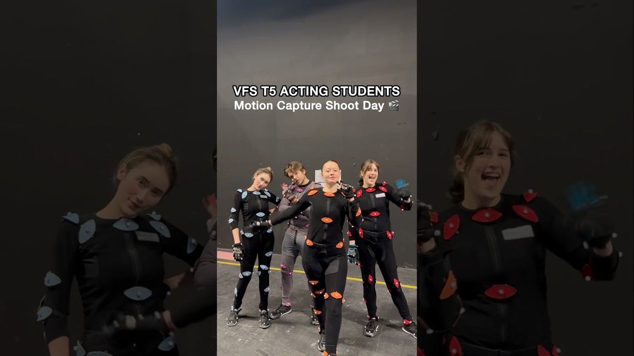 Acting but make it motion capture🎭 We caught up with our T5 AC students during their 