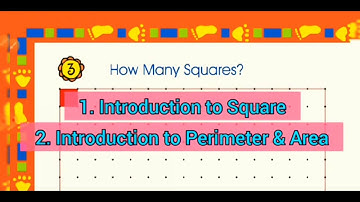 Std5 - Maths - Chapter 3 - How many squares ? : NCERT solution (Part1)