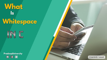 What is White Space in C? Uses of White Space in C (Part 10) #coding #programming #pradeepUniversity