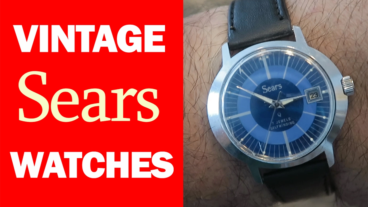 Vintage Sears Automatic watches - 60's Vintage! - I Review Crap! - YouTube