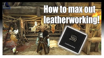 🔴How to hit 200 Leatherworking! | New World |