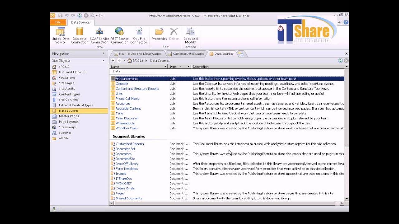 15 Database Connection in SharePoint 2010 - YouTube