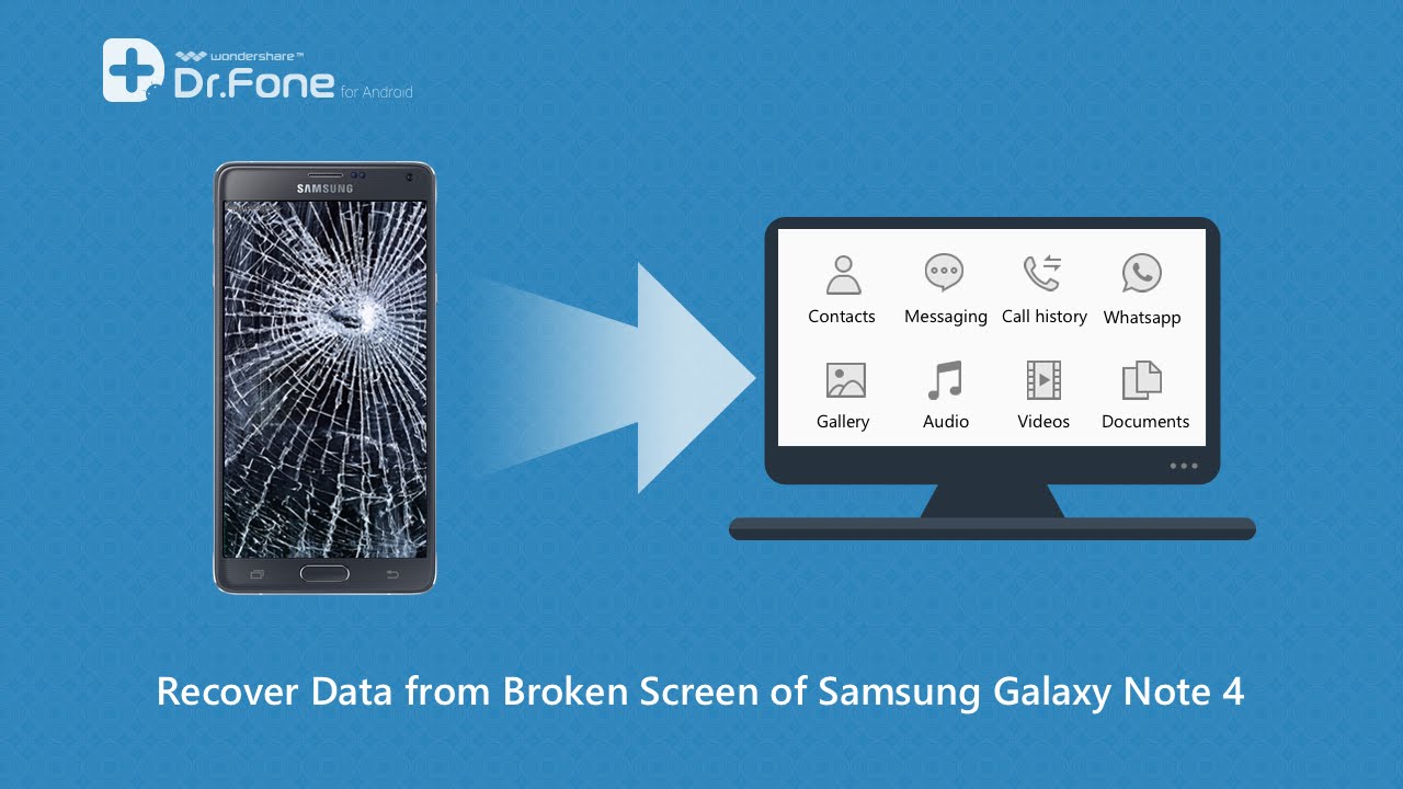 Android Data Recovery for Broken Screen of Samsung Galaxy Note 4 - YouTube