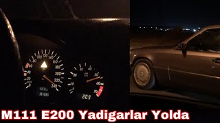 Mercedes W124 & W210 E200’leri Denedik |Top Speed | Rolling