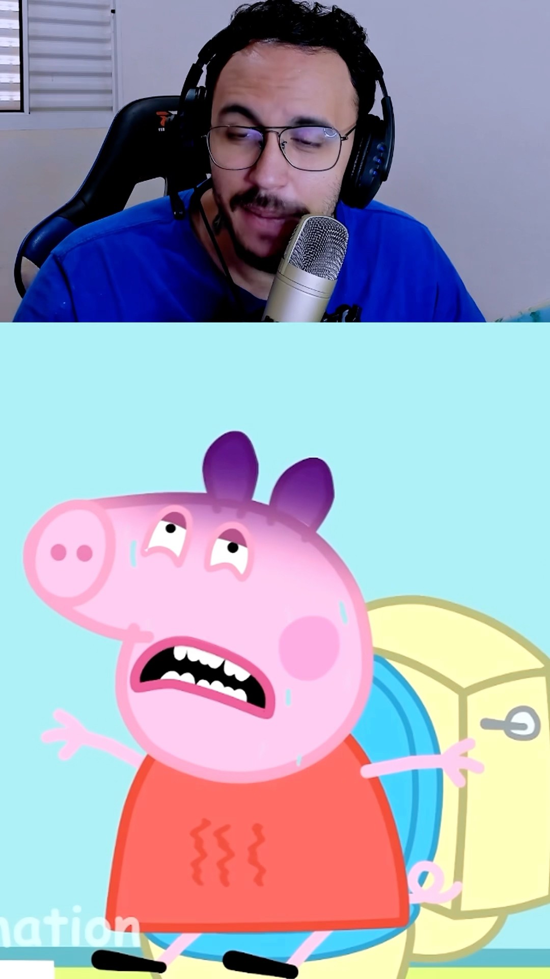 Tente não rir da peppa pig
