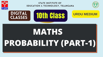 SIET : 10th Class (U/M)  || MATHS  - PROBABILITY (PART-1) || T-SAT