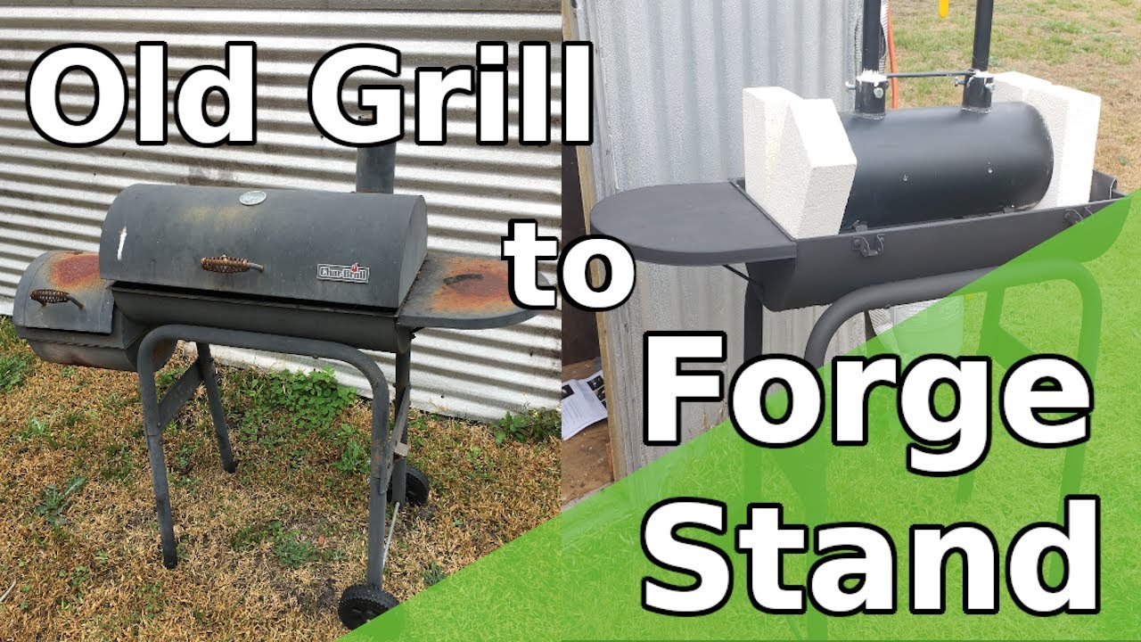 Turning an old Grill into a Stand YouTube