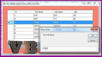 VB.NET - How To Set Selected Row Values From DataGridView Into InputBox In VB.NET [ With Code ]