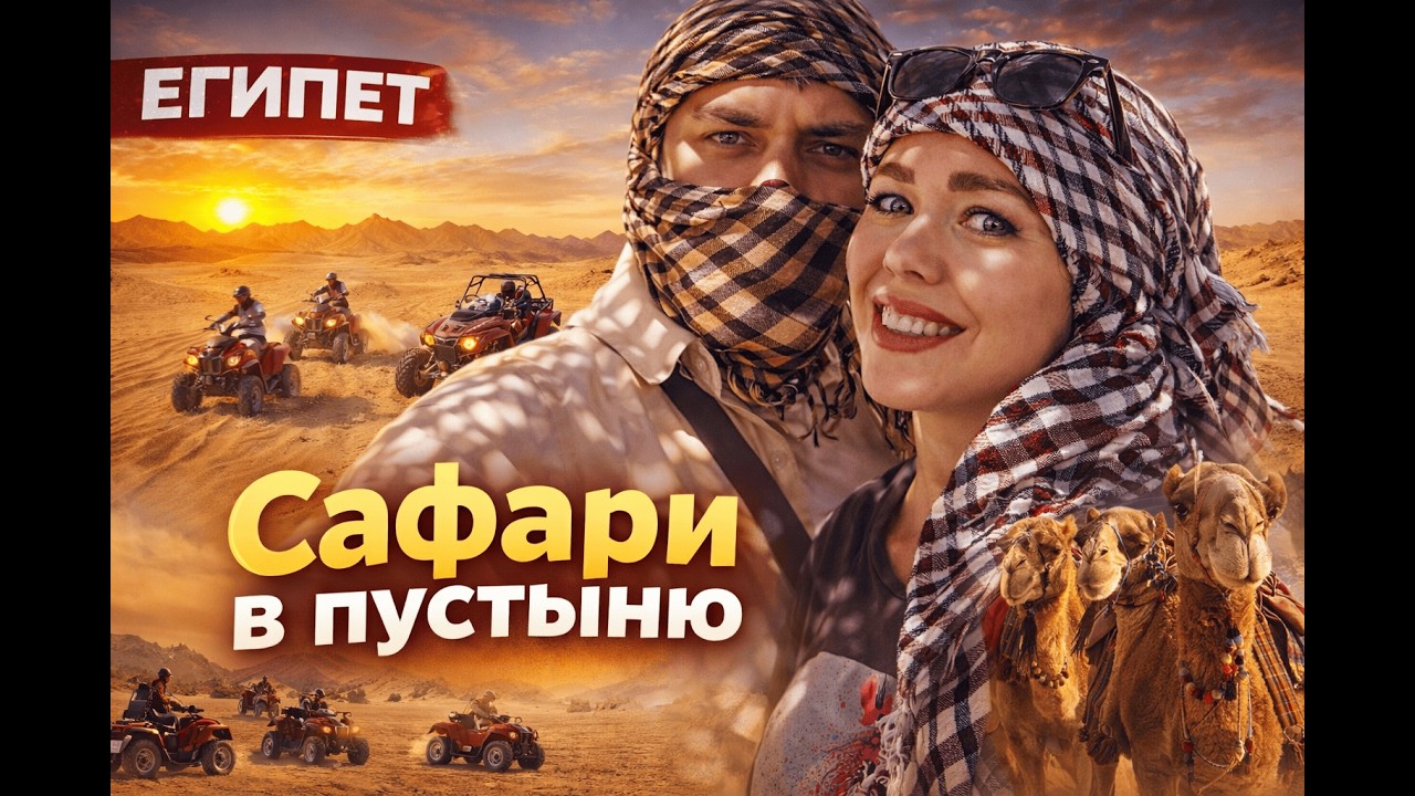 Египет, Хургада, Сафари в пустыню. Квадроциклы, багги, верблюды, ужин и вечернее шоу!
