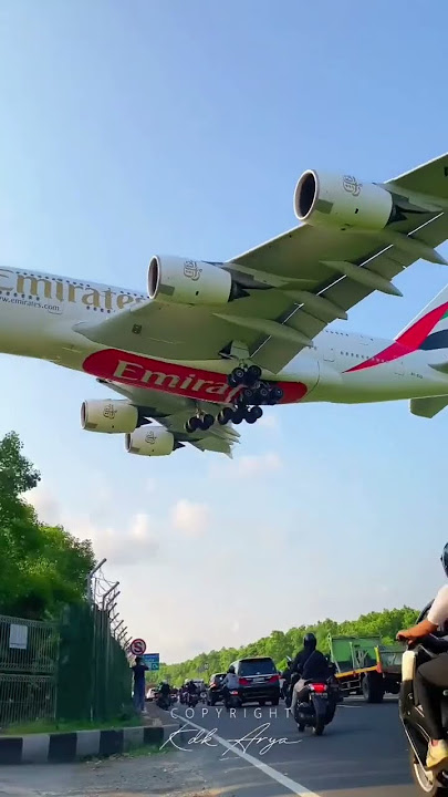 Emirates Airbus A380 ( A6-EUG ) Landing at Runway 27 🛬 Ngurah Rai International Airport Bali 🇮🇩