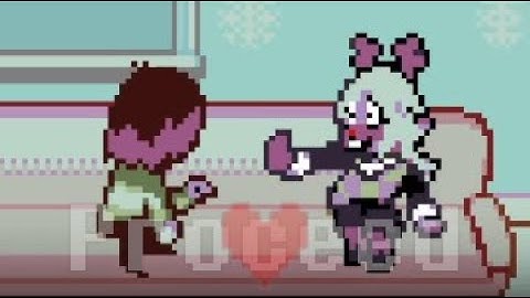 Noelle Thorn Ring Snowgrave Scene - Deltarune Chapter 4