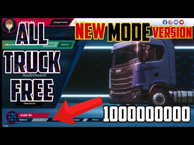 Dinheiro infinito no Truckes of Europe 3 versão 0.32.4 