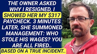 The CEO Asked Why I Wanted to Leave-l Handed Her My Paycheck. Three Minutes Later, She Called HR