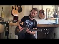 Wide Sky Guitars - Ryan Beckwith looping the first WS Electric Guitar