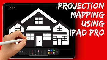 Projection mapping using iPad Pro #applepencil #ipadprom2