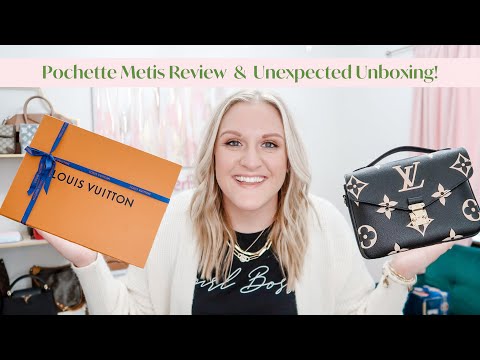 Louis Vuitton Pochette Metis EAST WEST Empreinte Leather : Unboxing and  Initial Impression 