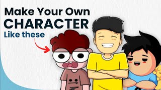 How to draw your own character like RG Bucket list, Not your type on mobile screenshot 4