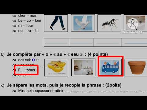3ème année primaire contrôle N2 semestre 1/ 3. A. E. P الثالث إبتدائي الفرض التاني الدورة الأولى
