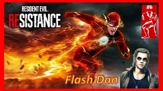 Flash Dan with Equilibrium Mod Gameplay | Resident Evil Resistance
