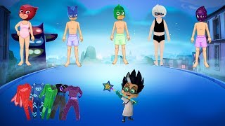 PJ Masks WRONG COSTUMES - LEARN COLORS with PJ Masks - Owlette, Cat Boy, Gekko, Night Ninja, Romeo PJ Masks WRONG COSTUMES - LEARN COLORS with PJ Masks - Owlette, Cat Boy, Gekko, Night Ninja, Romeo