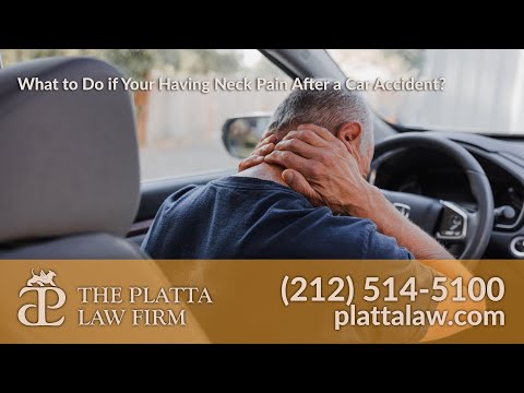 What to Do if Your Having Neck Pain After a Car Accident?