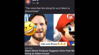 Chris Pratts Mario Voice Leaked Reupload