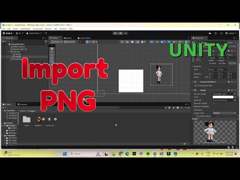 UNITY . How To Import Any PNG File And Convert It To Sprite In Unity 2d | Let`s do Tech