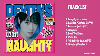 [FULL ALBUM] DeVita (드비타) – 3rd Album "Naughty" [Audio]