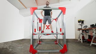 MOST POWERFUL 3D PRINTER BED EVER (lifts human)  GIANT 3D PRINTER BUILD PT. 2