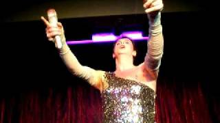 Royal Vauxhall Tavern, Edna sings "Voulez-vous coucher avec moi, ce soir ?"