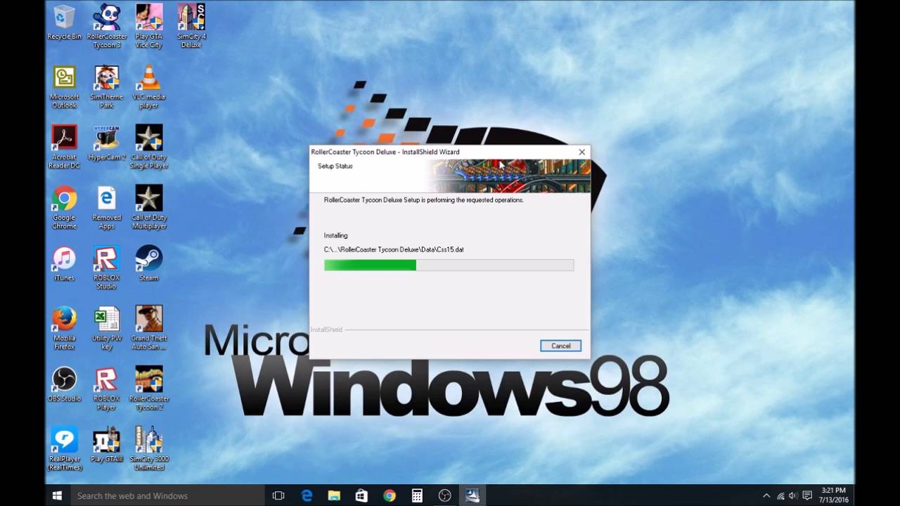 Rollercoaster tycoon deluxe windows 10 patch