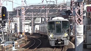 【普通到着＆発車！】阪和線 225系5000番台 普通鳳行き 美章園駅