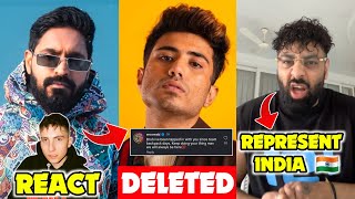 Encore Deleted Comment - Token React Token Reply On Emiway Collab Badshah Representing India