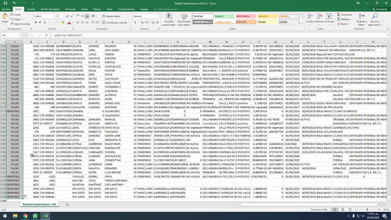 Buscar Filas Repetidas En Excel YouTube