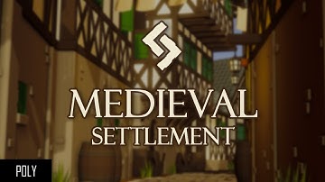 Medieval Settlement (POLY) - Unity Asset Store - 4K 60 FPS