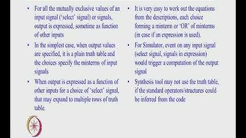 Concurrent statements and Sequential statements
