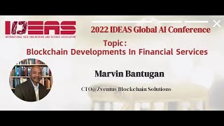 Blockchain Developments in Financial Services - Marvin Bantugan